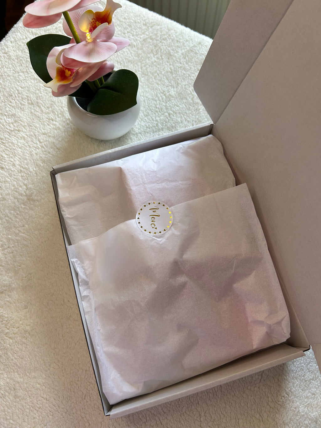 Coffret Rose – Trousse, miroir & chouchou